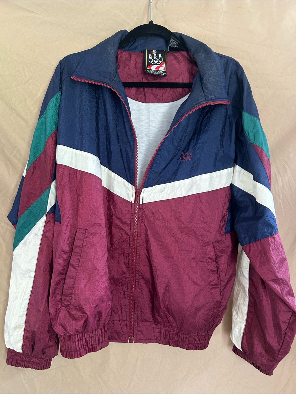 Vintage Olympic Windbreaker